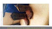 FERRARA, CODIGORO   STIVALI SENDRA DI PITONE ORIGINALI E STIVALETTI IN ECOP EURO 180