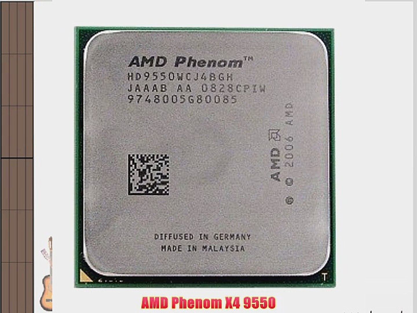AMD Phenom II X4 955 Black Edition 3.2GHz 4x512KB L2/6MB L3 Socket AM3 125W Quad-Core CPU