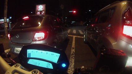 Night riding with my Ducati Monster 796 - lane splitting, wheelies, selfies, top speed and more.