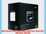 AMD Phenom X4 9950 Black Edition. 125W Power Socket AM2  4MB Cache 2600 MHz.