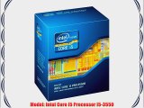 Intel Core i5-3550 Quad-Core Processor 3.3 GHz 6 MB Cache LGA 1155 - BX80637I53550