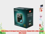 AMD Athlon II X4 Quad-Core Processor Model 645 3.1GHz Socket AM3 Retail