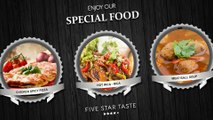 After Effects Project Files - New Restaurant Presentation II - VideoHive 9129382