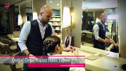 Örgüden Doğal Topuz Yapımı