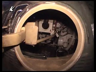 Original Kampfpanzer Panther Tank  Innenraumaufnahme Interior View