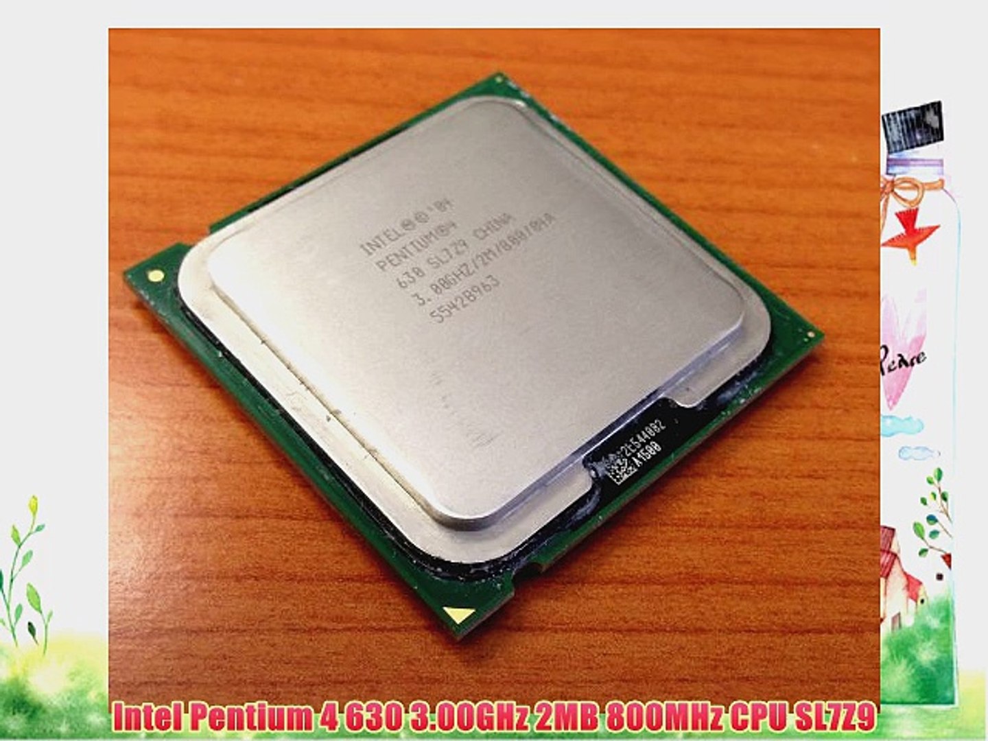 Intel Pentium 4 630 3.00GHz 2MB 800MHz CPU SL7Z9 - video Dailymotion