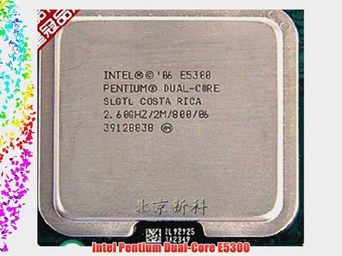 Intel Pentium Dual-Core E5300 2600MHz 800MHz 2MB SLGTL CPU