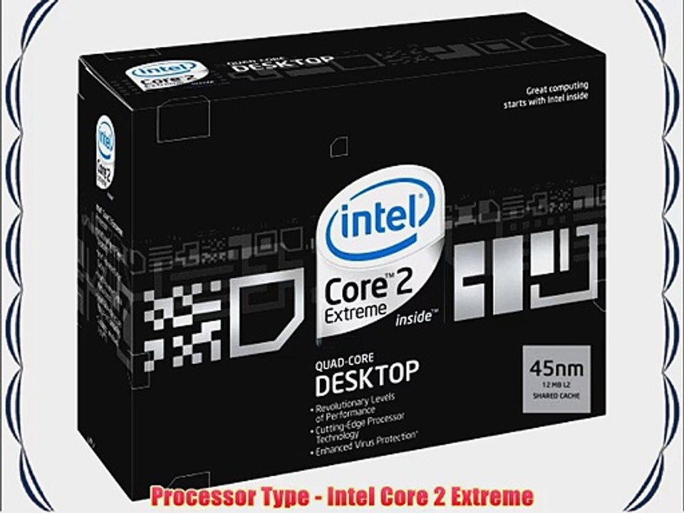 Intel Core 2 Extreme QX9775 Quad-Core Processor 3.2 GHz 12M L2 Cache 1600MHz FSB LGA771