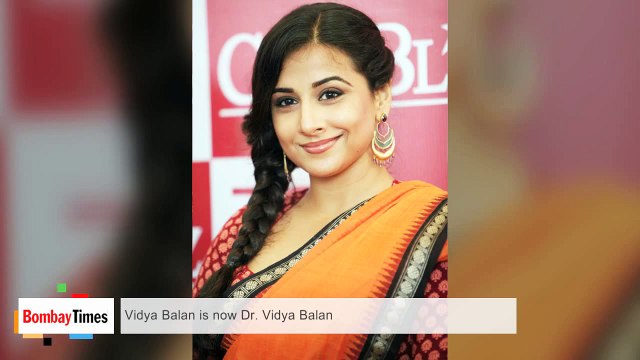 Vidya Balan is Now Dr Vidya Balan-GT8ufnxpMls
