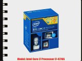 Intel Core i7-4770S Quad-Core Desktop Processor 3.1 GHZ 8 MB Cache-  BX80646I74770S