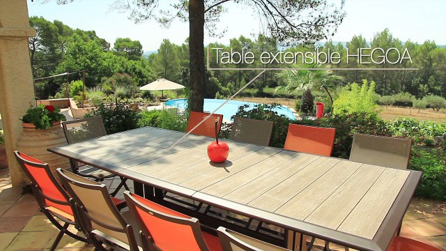 Table de jardin HEGOA - Les Jardins© Mobilier d'extérieur design