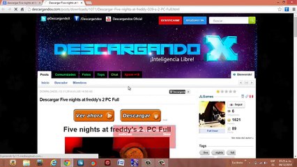 como descargar five night at freddy 2 pc mega
