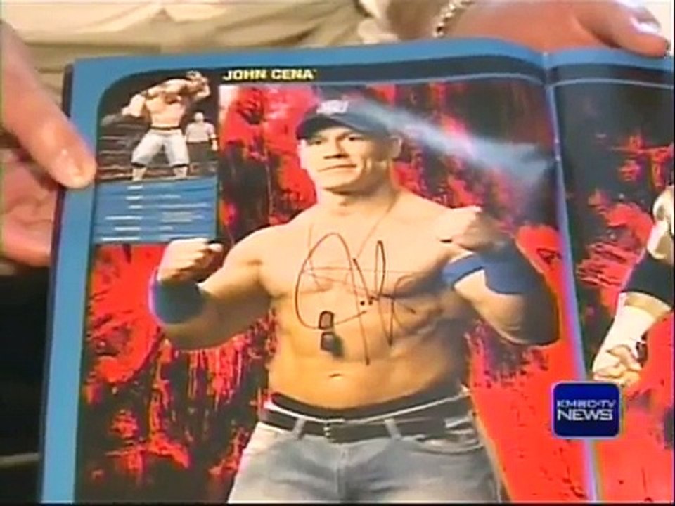 Dream Factory child Christian Mosby meets John Cena KMBC news interview with Larry Moore