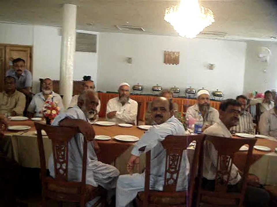 Khalid salim Noori, Incharge Billet Mill, Farewell Party