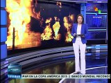 Ucrania: incendio en depósito petrolero ha dejado 14 heridos