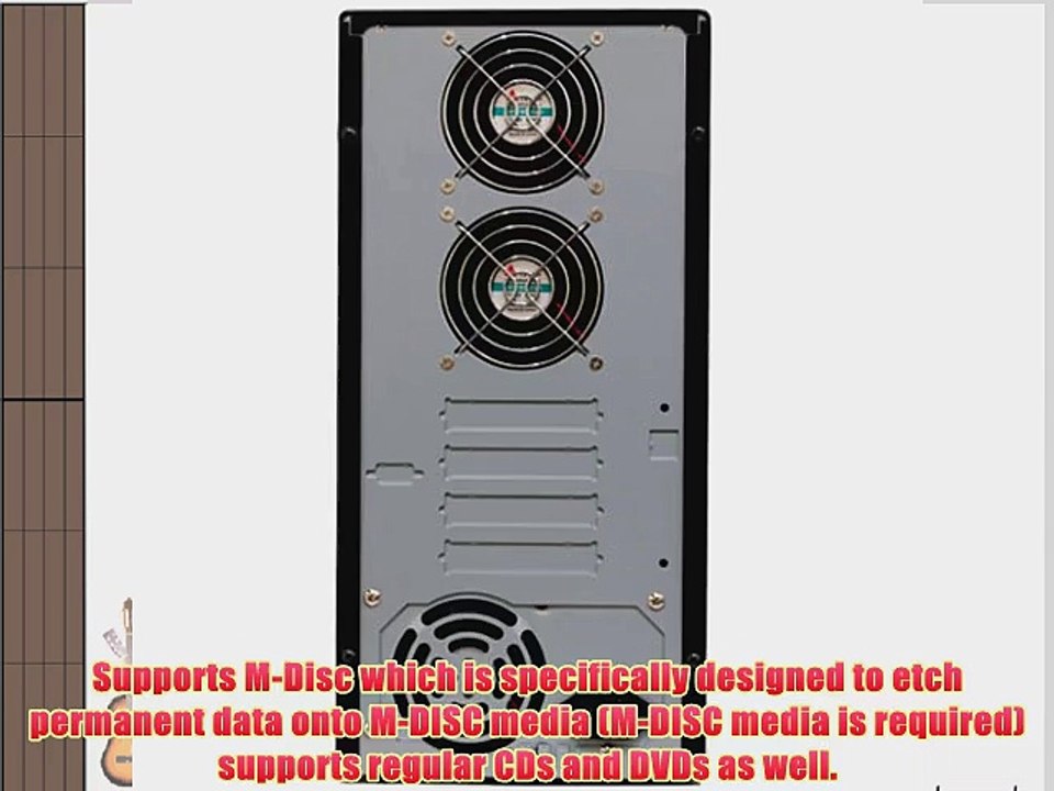 Produplicator 1 to 5 M-Disc (Permanent Data Back up Disc) CD DVD Duplicator (Free Burning Software)