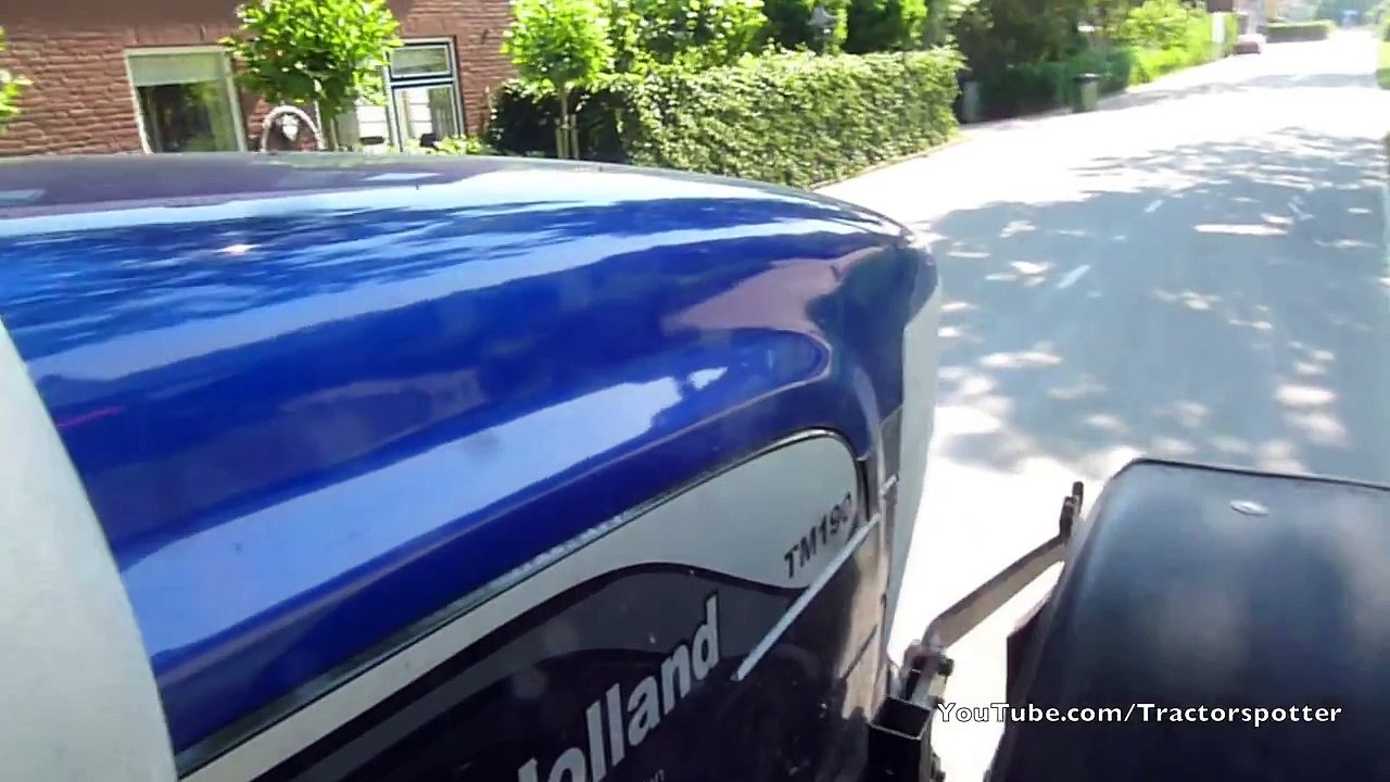 New Holland TM 190 Blue Power with Straight pipe, Pure Sound!