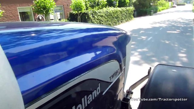 New Holland TM 190 Blue Power with Straight pipe, Pure Sound!