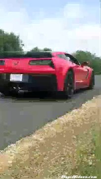Idiot Wrecks New Corvette