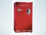 Nostalgia Electrics RRF300SDDRED Retro Series Compact Dispensing Refrigerator, 3 Cubic Feet