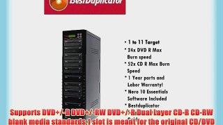 Bestduplicator BD-SMG-11T 11 Target 24x SATA DVD Duplicator with Built-In Samsung Burner (1