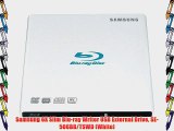 Samsung 6X Slim Blu-ray Writer USB External Drive SE-506BB/TSWD (White)