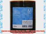 M-DISC 4.7GB DVD R Permanent Data Archival/Backup Blank Disc Media - 100-Pack