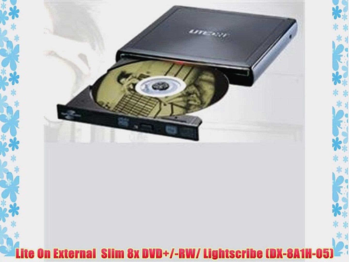 Liteon 8X DVDrw Slim Lightscribe USB Black