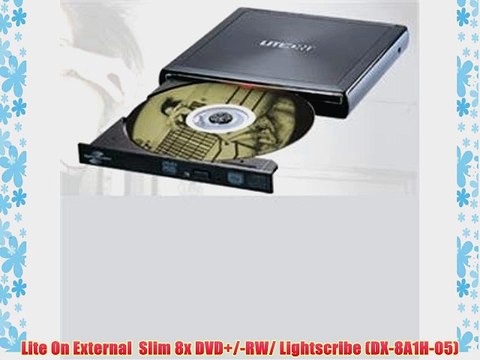 Lite On External Slim 8x DVD /-RW/ Lightscribe (DX-8A1H-05)