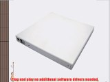 AGPtek White USB2.0 Slim Lightscribe External Laptop Notebook Rewriteable CD and 8X DVD  /-