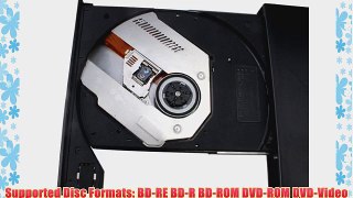 IMAGE? USB2.0 Slim External Blu-ray Laptop BD-R BD-ROM DVD-RW Burner Combo Drive With 2 USB
