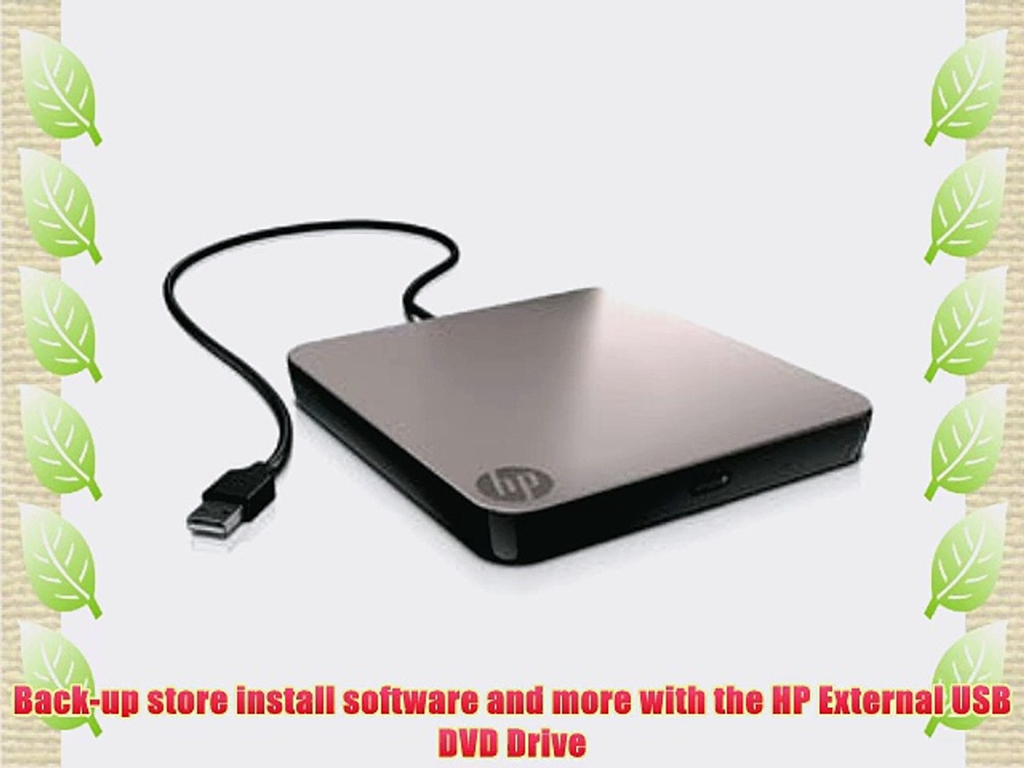 HP external USB DVD Drive DVDRW DVD-ROM VV827AA#ABB - video Dailymotion