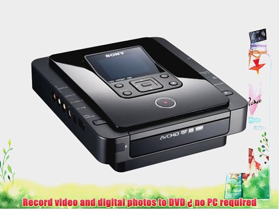 Sony DVDirect VRDMC10 Stand Alone DVD Recorder/Player (Black) video