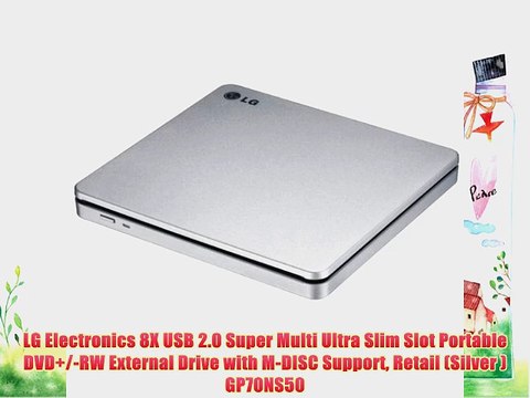 LG Electronics 8X USB 2.0 Super Multi Ultra Slim Slot Portable DVD /-RW External Drive with