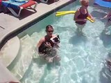 Boston Terrier Learns to Swim