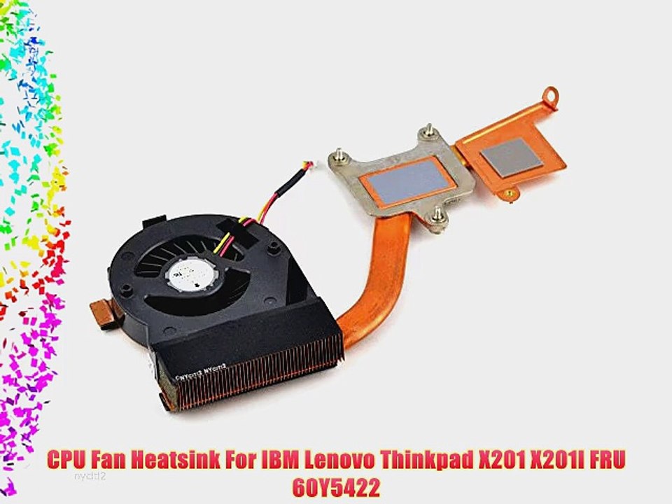 CPU Fan Heatsink For IBM Lenovo Thinkpad X201 X201I FRU 60Y5422