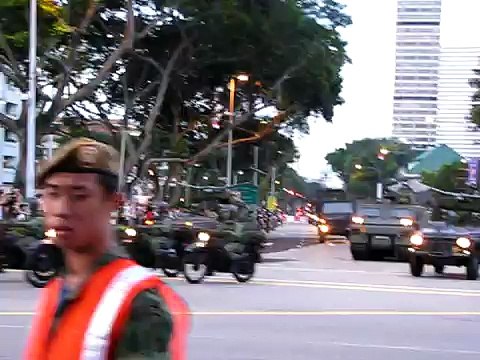 National Day Parade Singapore NDP 2010 Mobile Column CR5 NE2 17 July 2010