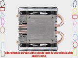 Thermaltake CLP0534 CPU Cooler Slim X3 Low Profile Intel LGA775/1156
