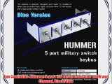 Fan Controller- Hummer 5-port 12V on/off Controller 100W per Channel Black/Blue