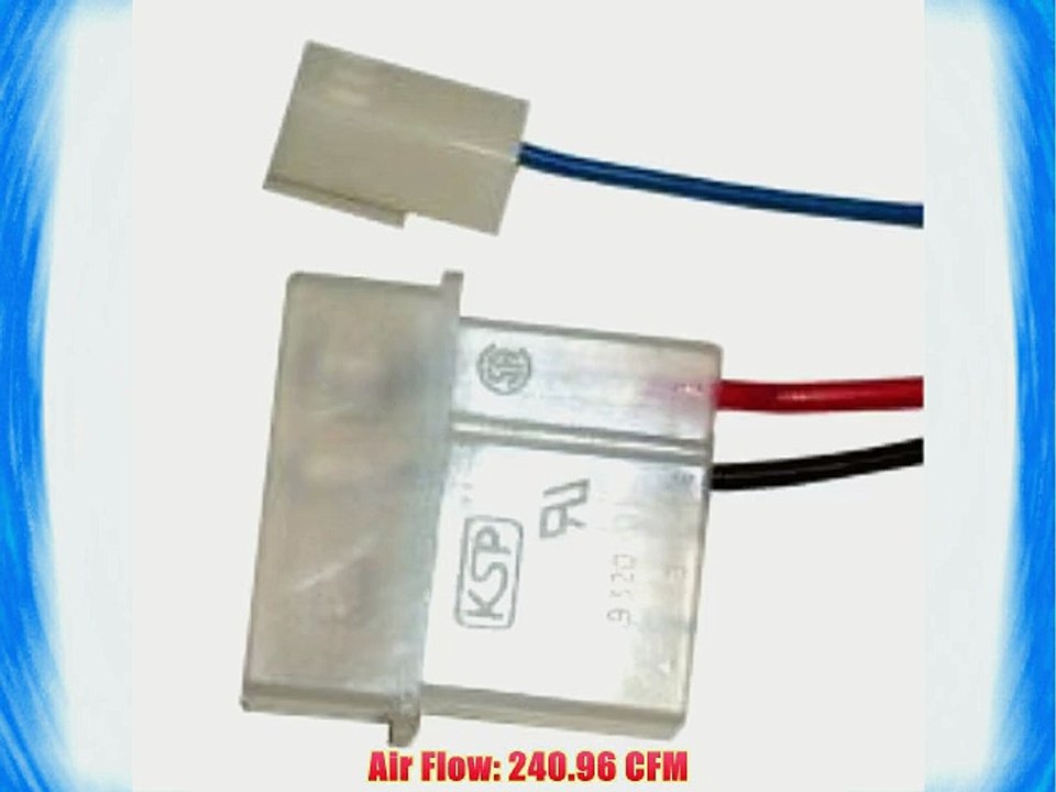 Delta Electronics AFB1212GHE-CF00 120x120x 38mm Cooling Fan 240.96 CFM 5200 RPM 62 dBA 2.45A