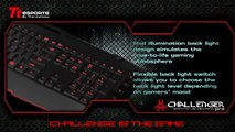 Tt eSPORTS Professional e-sports gaming keyboard - Challenger PRO
