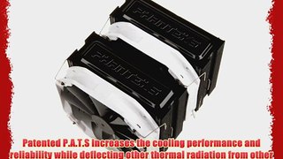 Phanteks CPU Cooler with 5 x 8mm Dual Heat-pipes 140mm Premium Fans and PWM Adaptor Patented