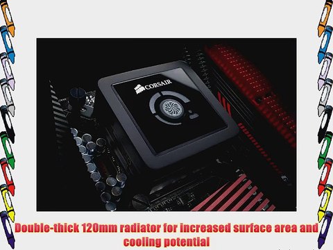 Corsair Hydro Series H80 High Performance Liquid CPU Cooler (CWCH80)