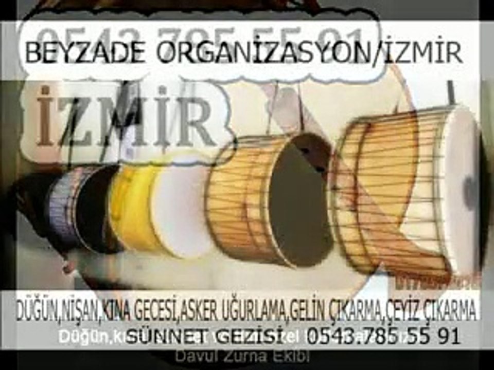 DAVUL ZURNA KİRALAMA.İZMİR