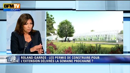 Les permis de construire du "Nouveau Roland-Garros" sont signés, annonce Hidalgo