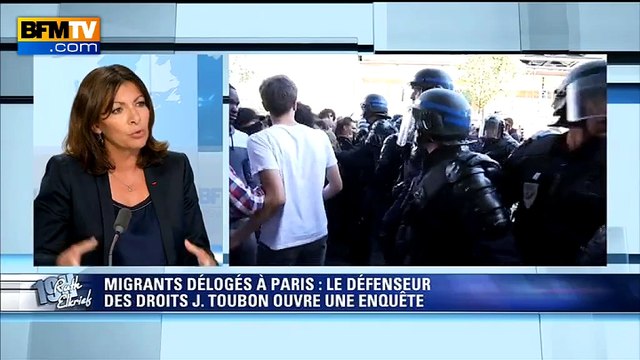 Hidalgo favorable à un lieu qui permettrait d’accueillir les migrants temporairement