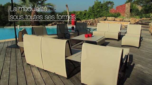 JETSTREAM : Salon de jardin - Les Jardins© Mobilier d'extérieur modulable