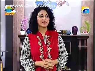 Dr Huma Mir Appearing On Her Live Morning Show With A Make Up Disaster With Her Poofed Up Hairs & Dark Eyes
