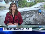 Lluvias en Loja y Zamora provocan deslaves e inundaciones