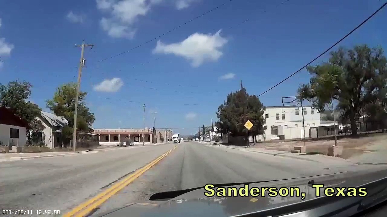Dash Cam, Del Rio, Texas to Van Horn, TX on Highway US 90